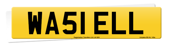 Registration number WA51 ELL